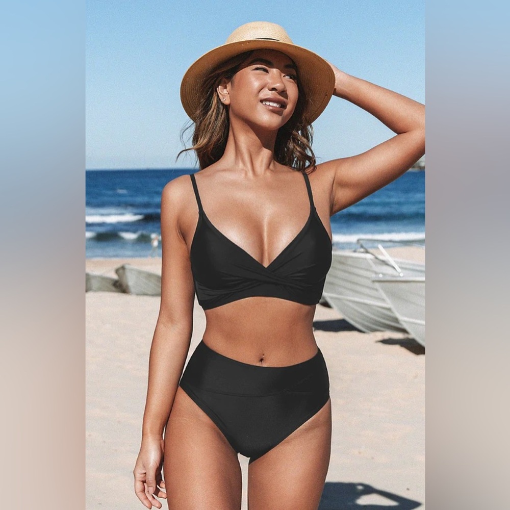 NWT Cupshe high waist bikini bottom